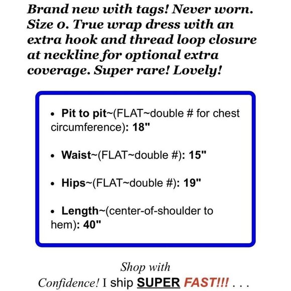 Polo Ralph Lauren Sz 0 Chambray Denim Ruffled Hem Wrap Dress Indigo Dyed NWT NEW - Picture 10 of 10